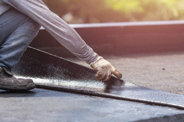 Professional Exterior Waterproofing technician working in Chesterfield, IN